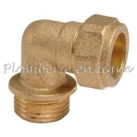 Raccord Coudé à Compression Olive Filetage Mâle